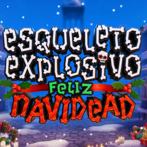 Esqueleto Explosivo Feliz Navidead