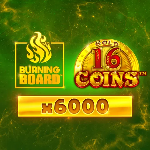 16 Coins Gold Burning Board